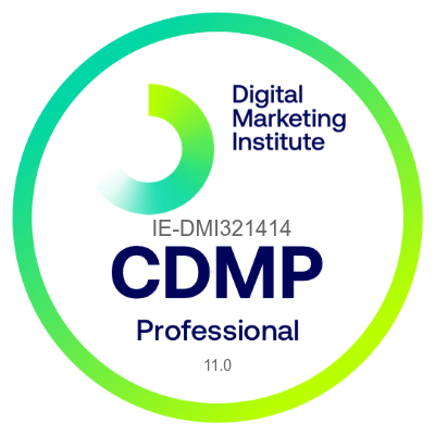 Certified Digital Marketing Professional, DMI badge